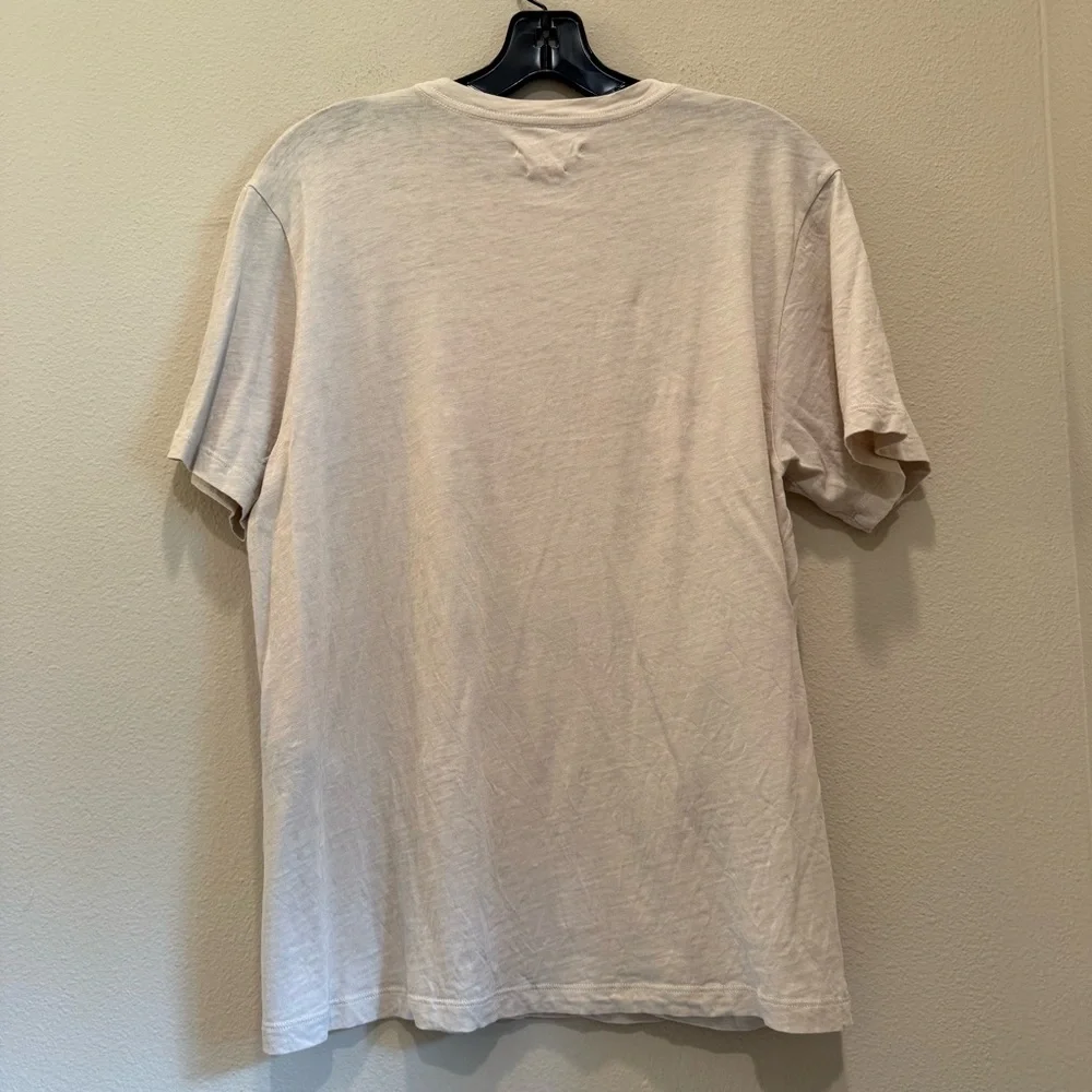 Isabel Marant Écru Tee with Colorful Graphic - Picture 7 of 7